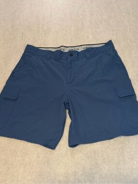 Orvis 9” Cargo Shorts Mens 38 Blue Quick Dry Fishing Hiking Outdoor
